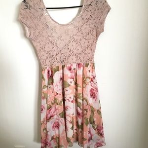 Windsor Pink and Coral Floral Dress